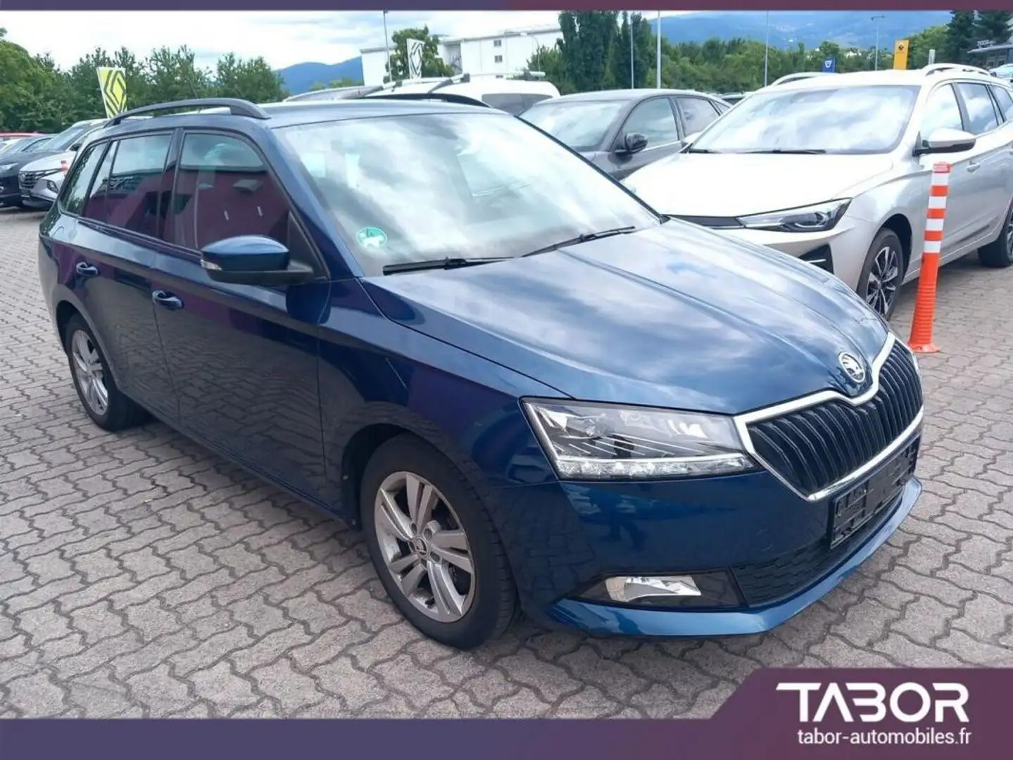 Skoda Fabia Combi 1.0 TSI 95 DSG Style GPS LED Bleu - 2