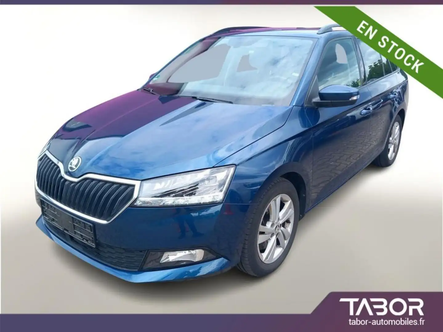 Skoda Fabia Combi 1.0 TSI 95 DSG Style GPS LED Bleu - 1