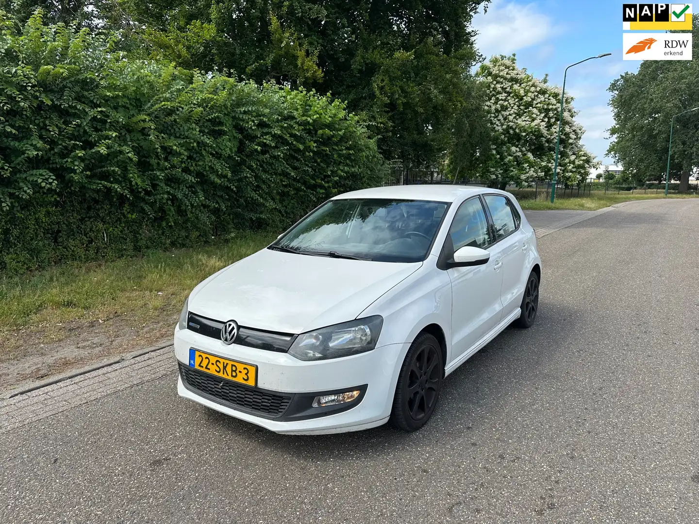 Volkswagen Polo 1.2 TDI BlueMotion Comfortline AIRCO/CRUISE/ELEK R Wit - 1