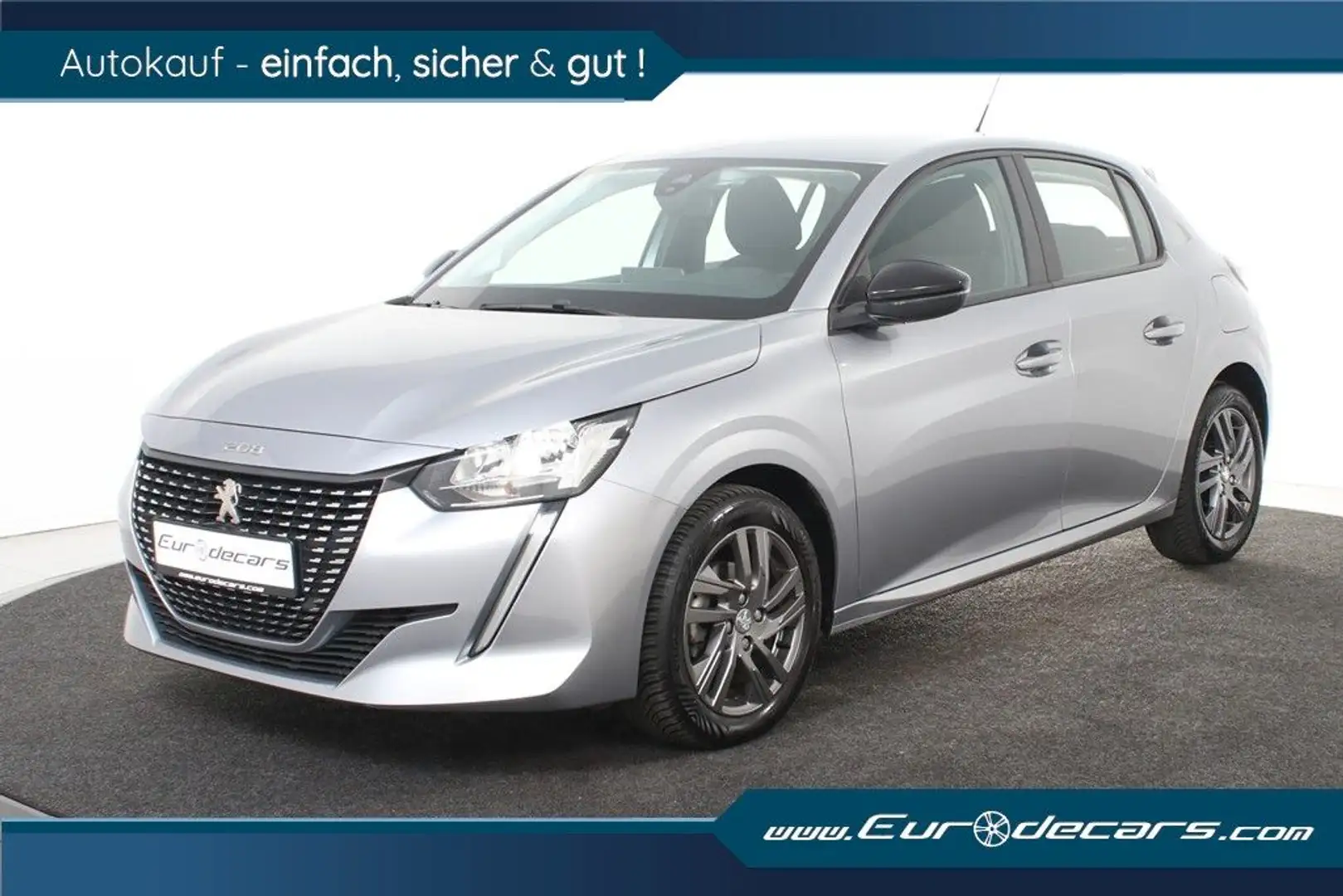 Peugeot 208 Style *1.Hand*Navi*DAB*Park ass.* Grau - 1