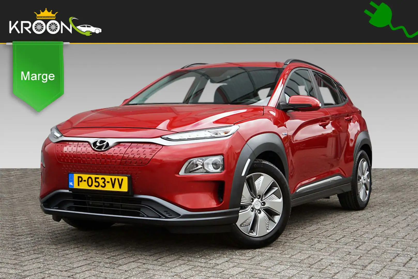 Hyundai KONA EV Comfort 39kWh SOH 97% Piros - 1