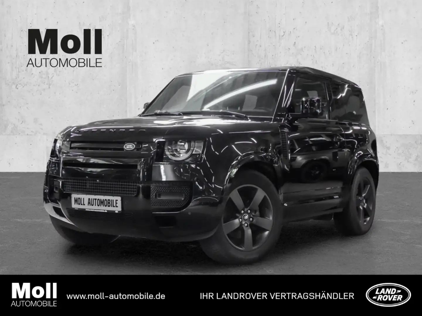 Land Rover Defender 90 X-Dynamic SE D250 Luftfederung AD Niveau AHK-ab Schwarz - 1
