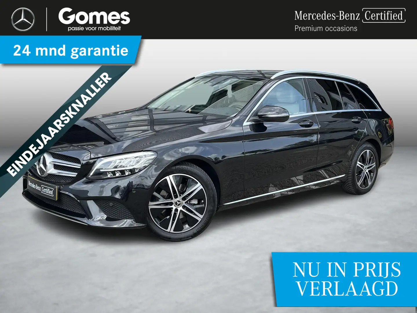 Mercedes-Benz C 180 Estate Business Solution Zwart - 1