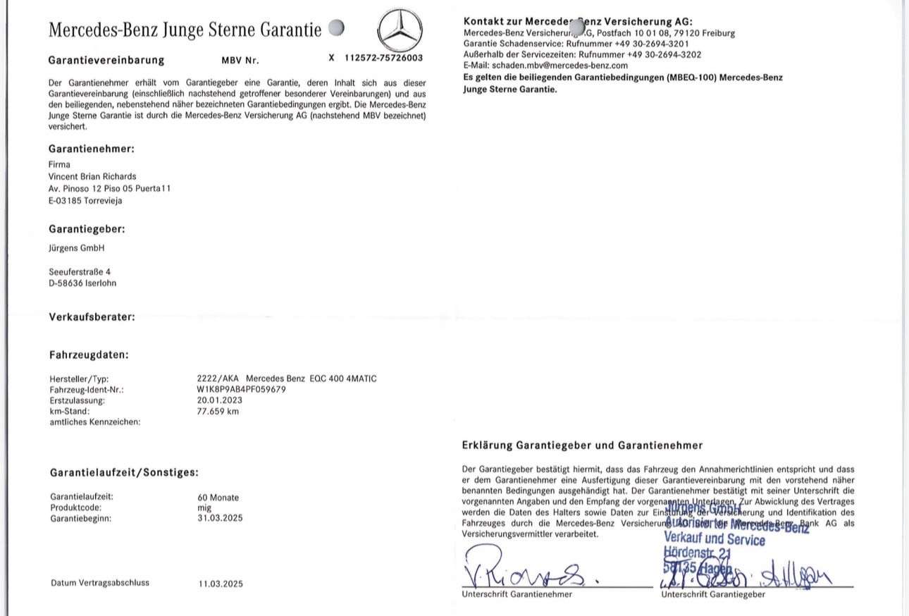 Mercedes-Benz EQC 400 4Matic Electric Art - foto 1