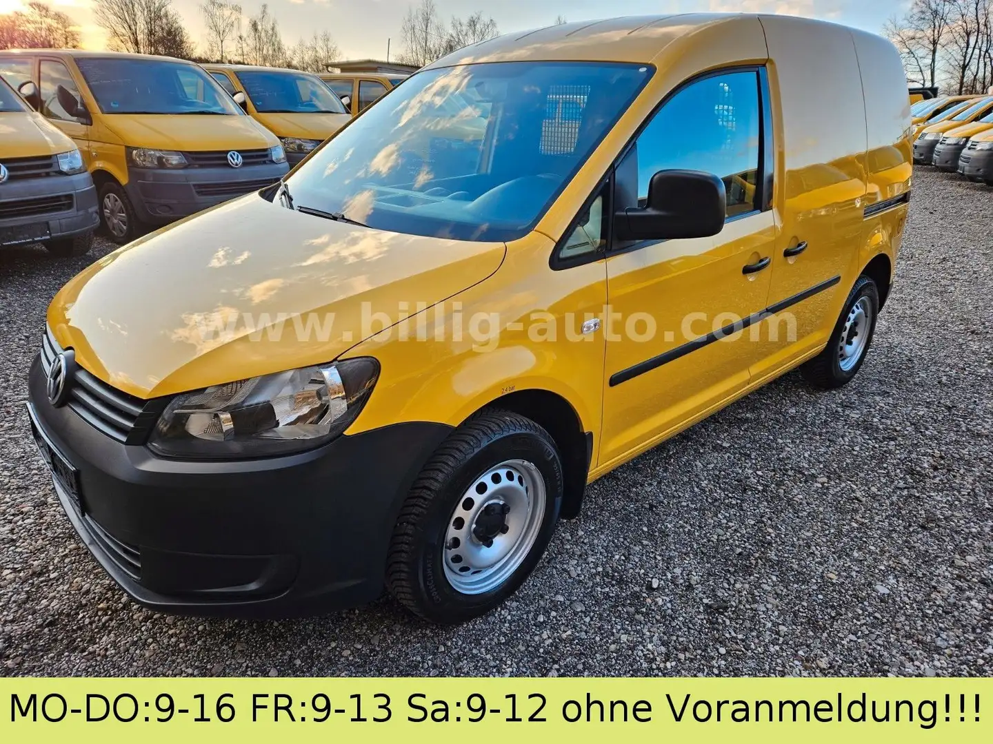 Volkswagen Caddy 2.0 TDI* EURO5*1.Hand*S-heft*2xSchiebetüre Žlutá - 2
