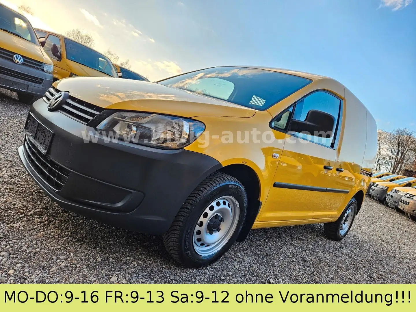Volkswagen Caddy 2.0 TDI* EURO5*1.Hand*S-heft*2xSchiebetüre Жовтий - 1