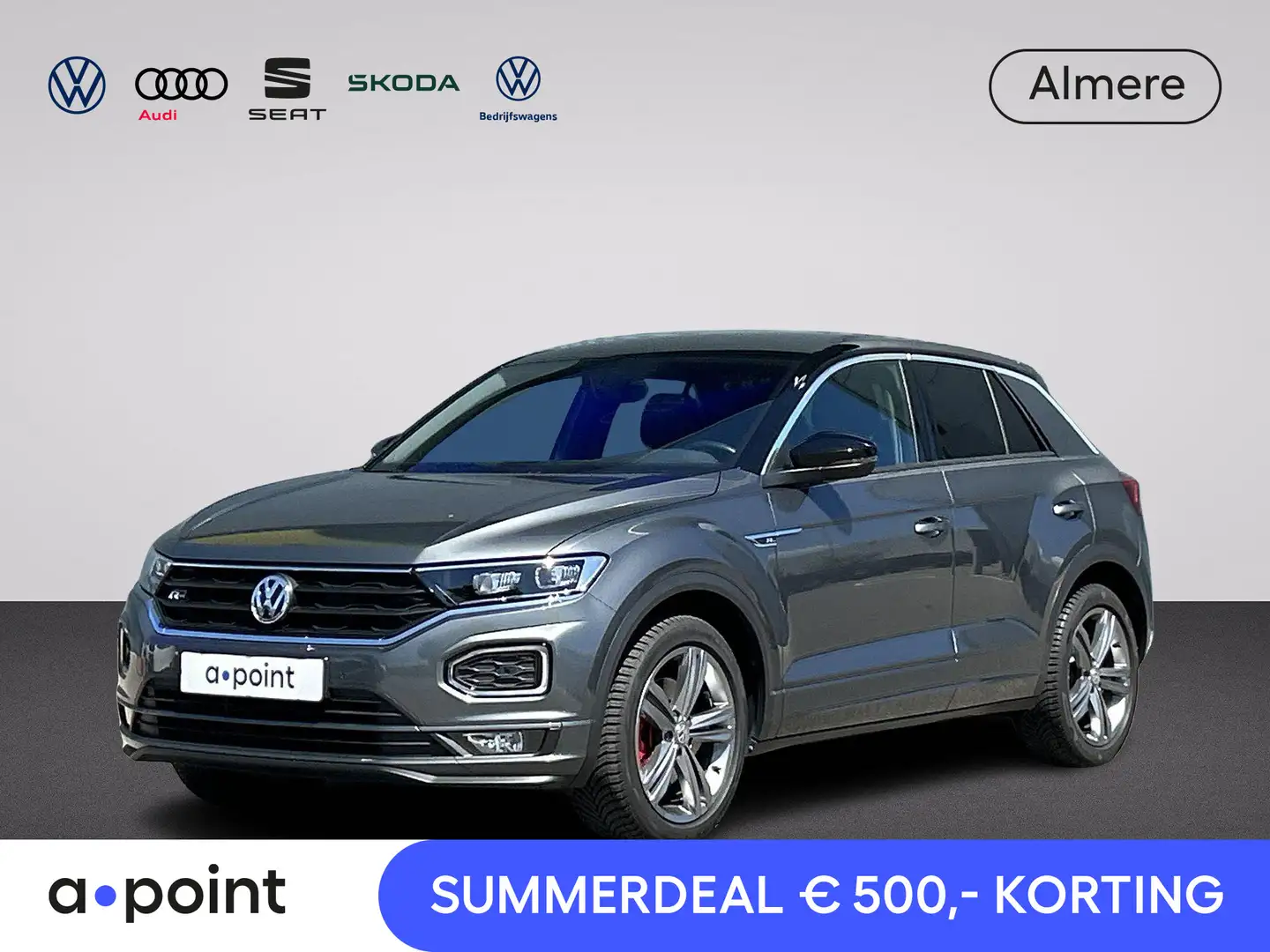 Volkswagen T-Roc 1.5 TSI Sport Business R 150PK DSG | 2x R-line | T Grijs - 1