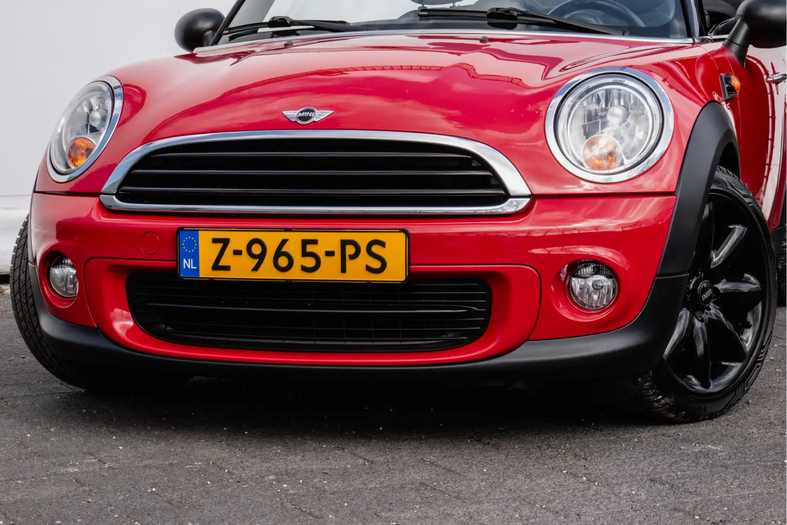 MINI One Cabrio Mini 1.6 Pepper Half lederen int./ Cruise control/ Rot - 2