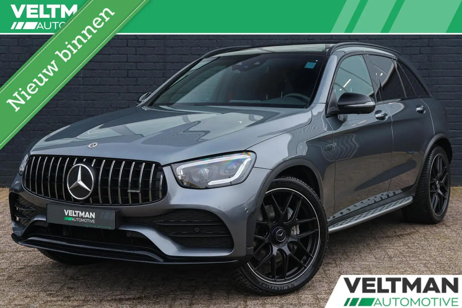 Mercedes-Benz GLC 43 AMG 4MATIC PANO BURMESTER MEMORY SPORTUITLAAT Gris - 1