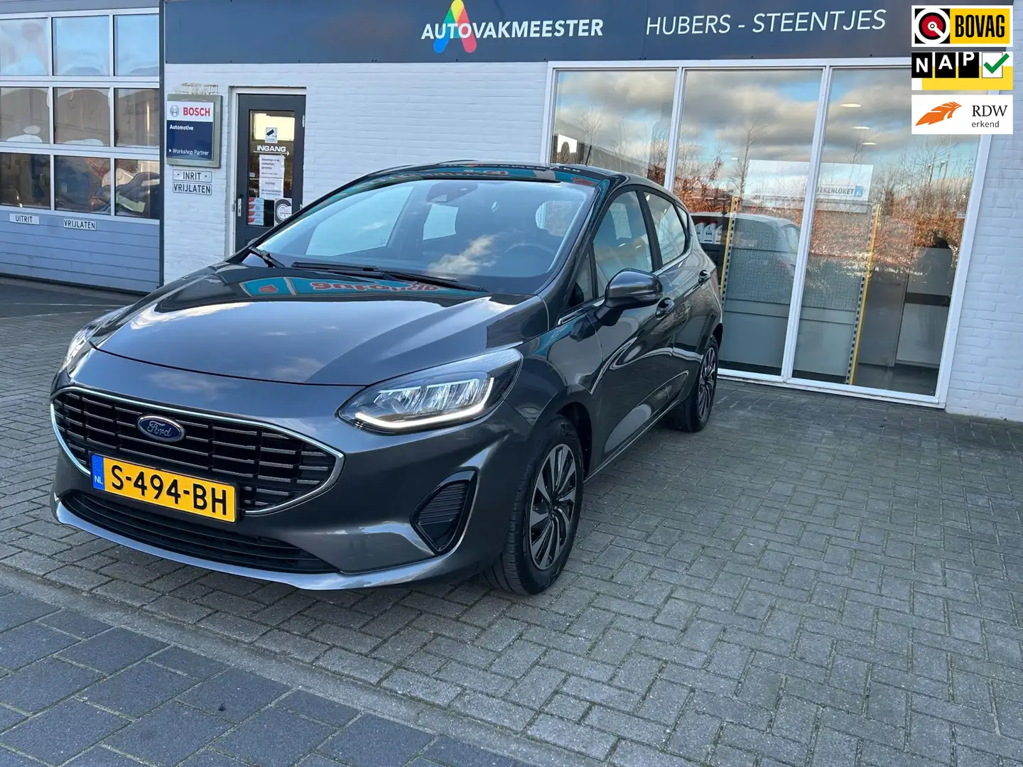 Ford Fiesta 1.0 EcoBoost Hybrid Titanium Gris - 1