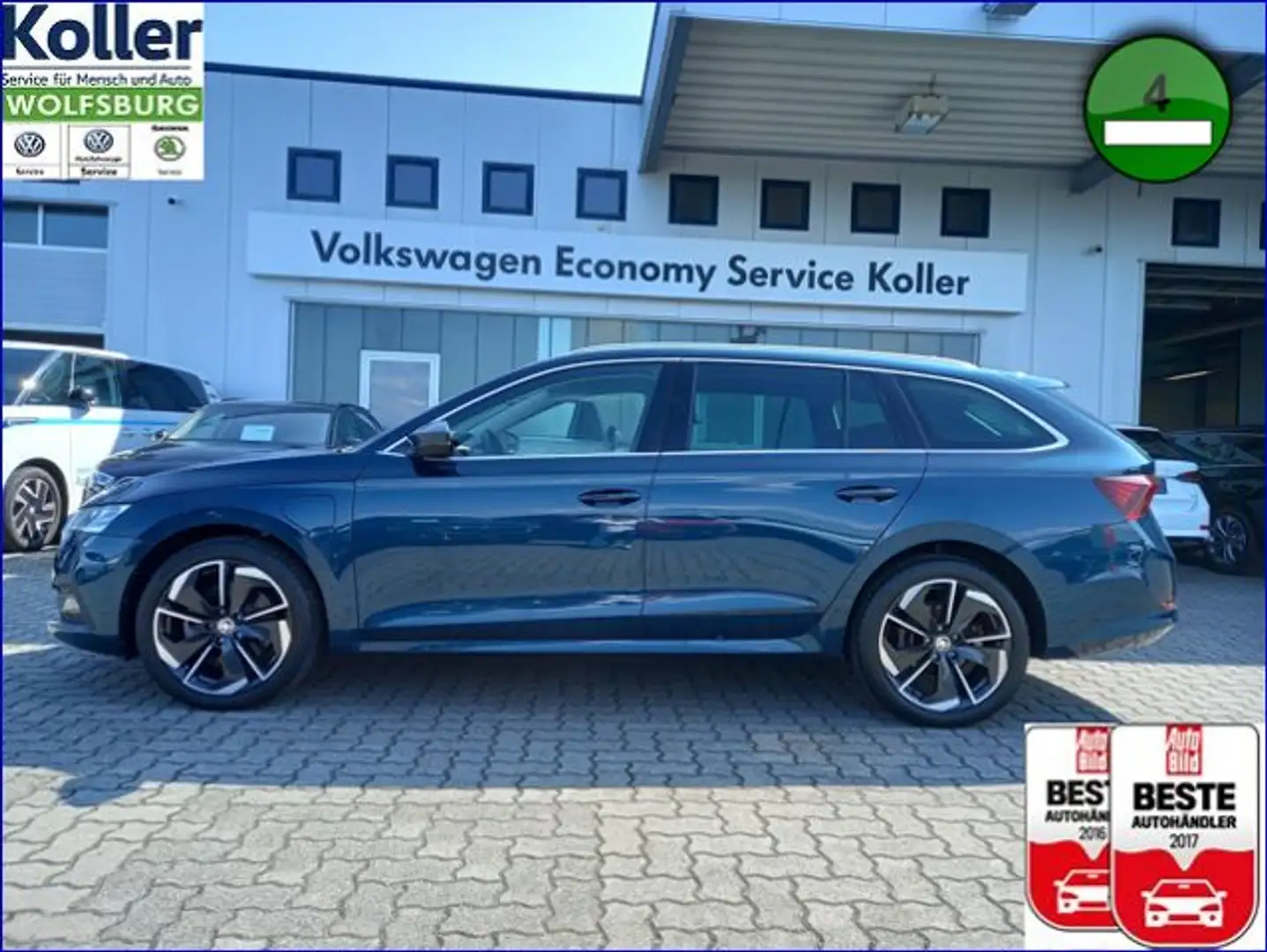 Skoda Octavia Combi 1.4 TSI iV DSG Navi STDHZ Kamera Blau - 1