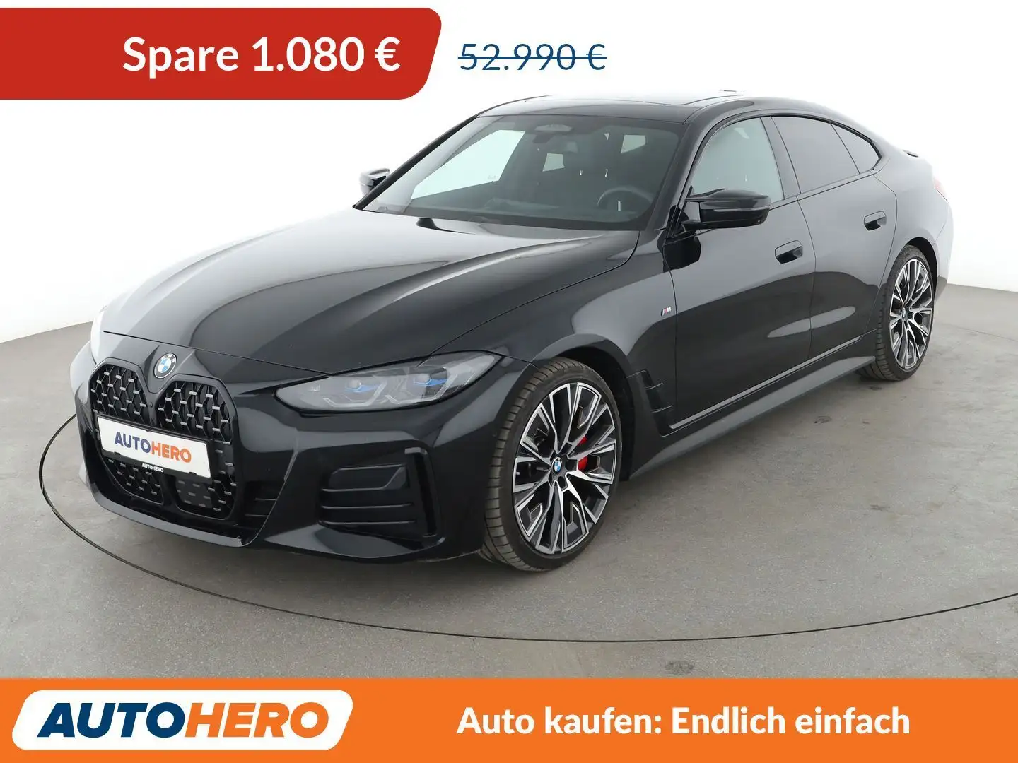 BMW 440 M440i Gran Coupe xDrive Aut.*NAVI*LASER*ACC*360° Schwarz - 1