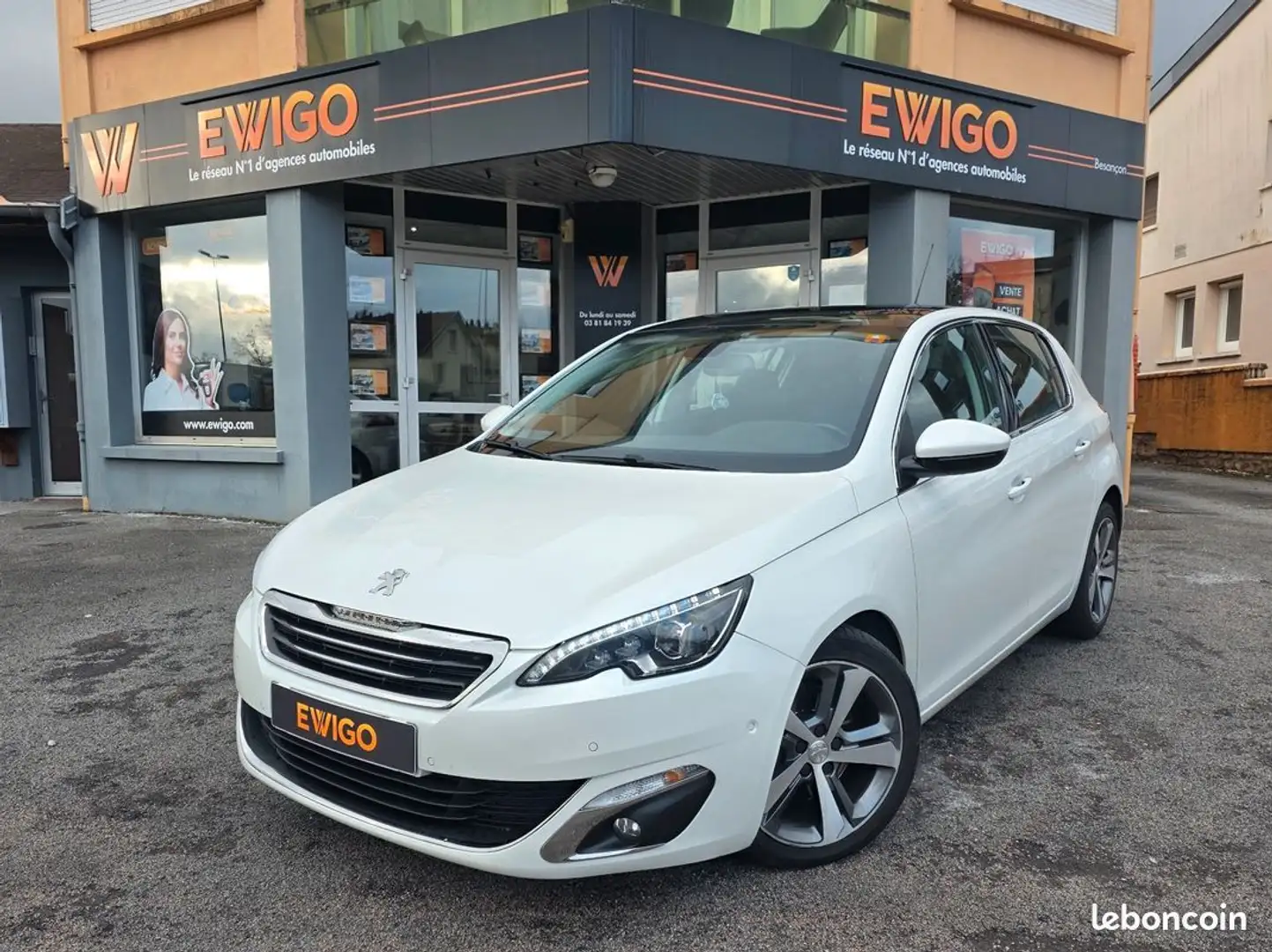 Peugeot 308 generation-ii 2.0 bluehdi 150 ch allure eat6 Blanc - 1