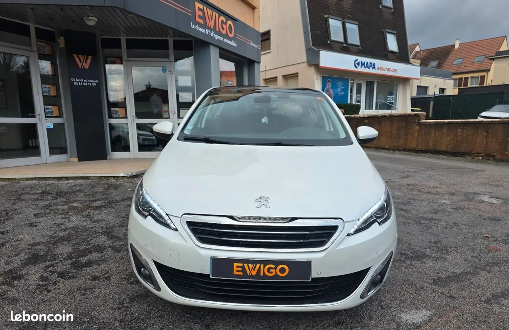 Peugeot 308 generation-ii 2.0 bluehdi 150 ch allure eat6 Blanc - 2
