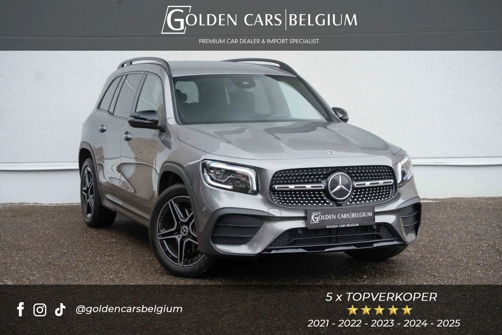 Mercedes-Benz GLB 180 d AMG/7-ZIT/MULTIBEAM/AMBIENTE/CAMERA/TREKHAAK Gris - 1