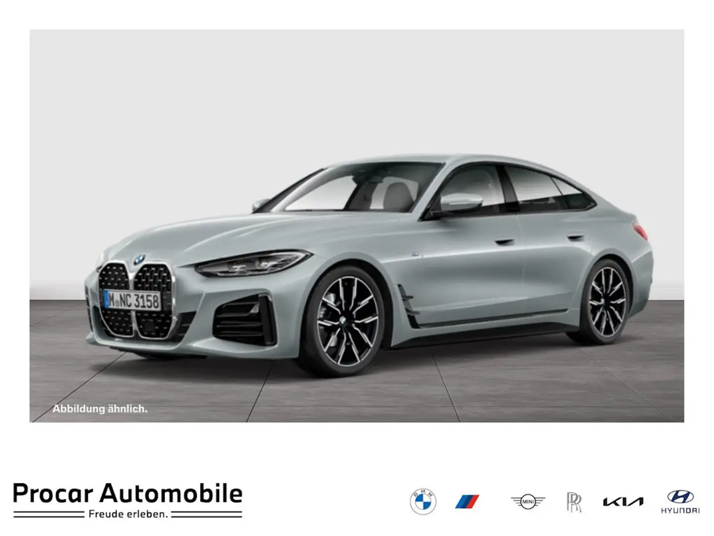 BMW 420 i M Sport Widscreen DA PA HiFi DAB Memory Gris - 1