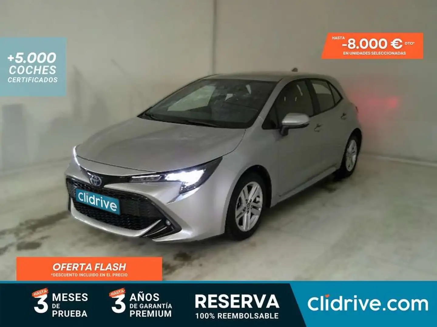 Toyota Corolla 1.8 125h active tech ecvt Gris - 1