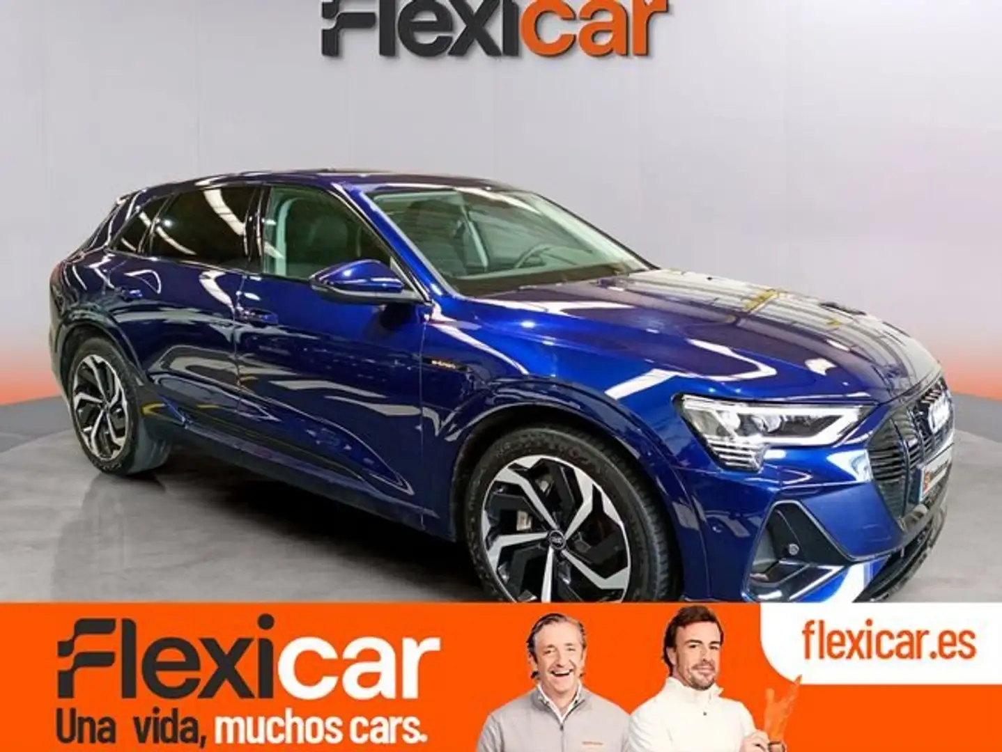 Audi e-tron 55 quattro S line Azul - 1