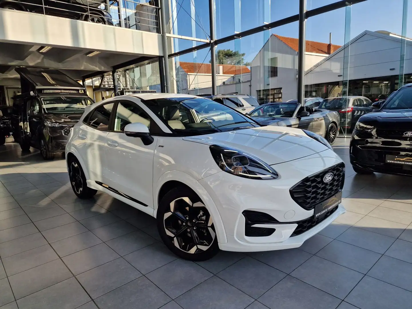 Ford Puma ST-LINE X BENZINE HYBRID Blanc - 1
