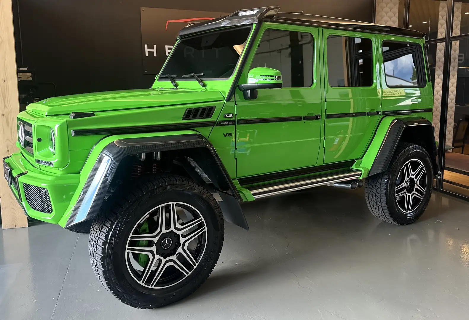 Mercedes-Benz G 500 4.0 4x4 2 422cv auto al quadrato Verde - 2