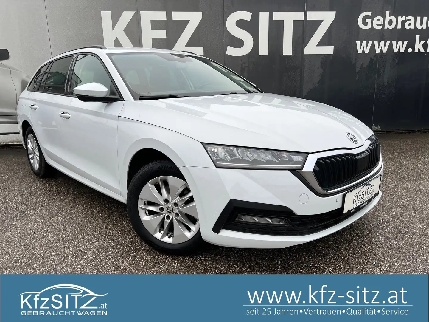 Skoda Octavia Combi 2,0 TDI Ambition | AHK/RFK Weiß - 1