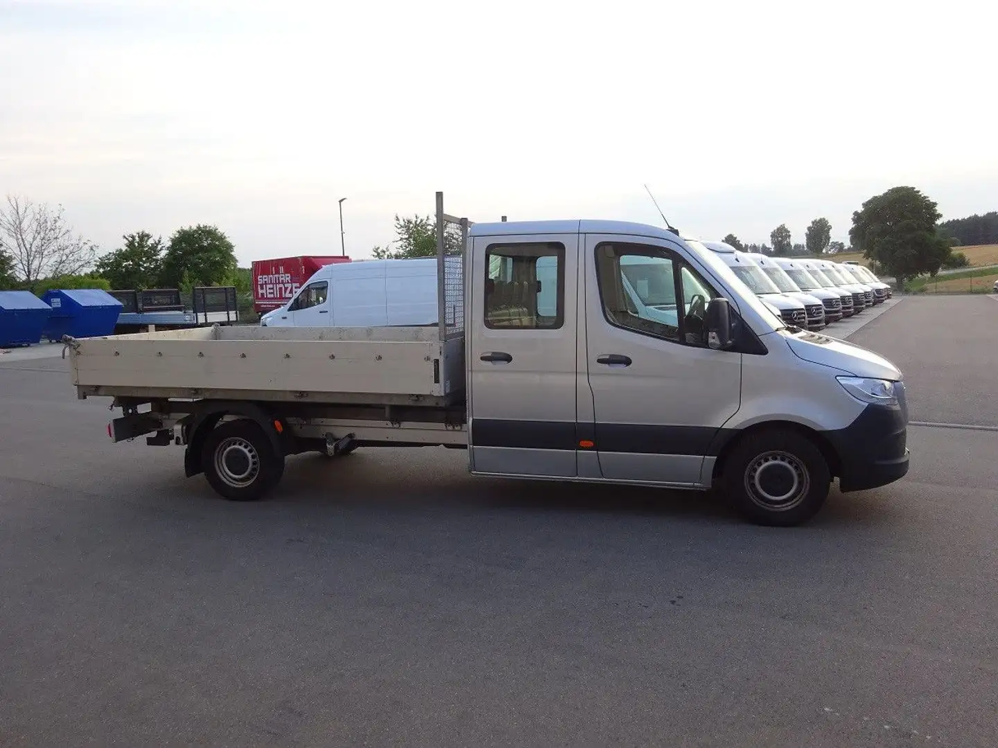 Mercedes-Benz Sprinter 319 CDI DoKa Maxi Kipper AHK 2,8t Argent - 2