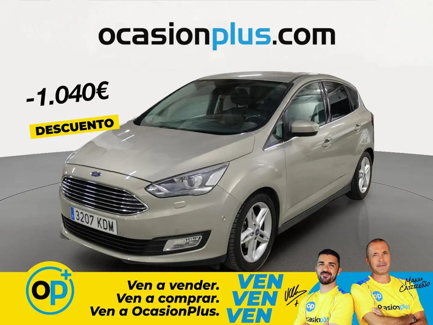 Ford C-Max 1.0 Ecoboost Auto-S&S Titanium 125 Gris - 1