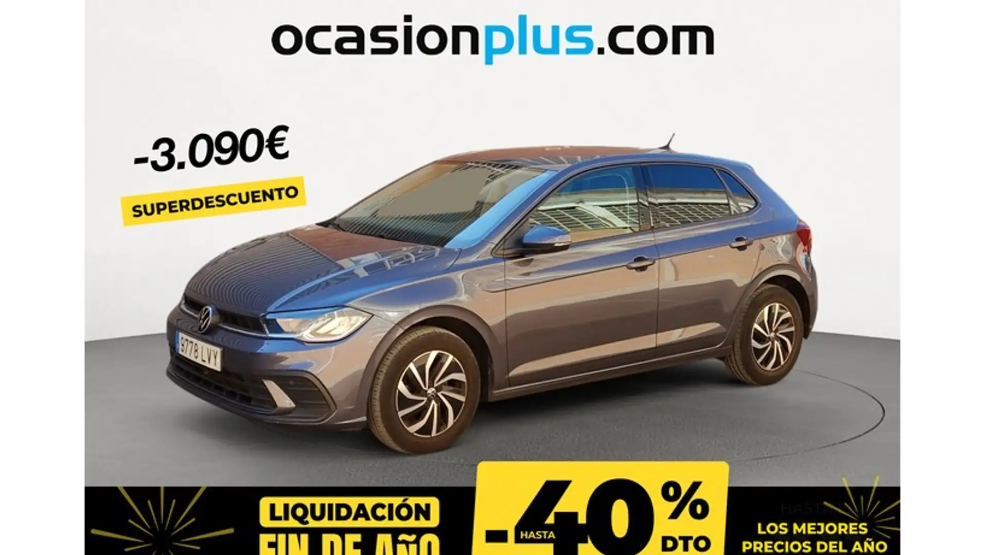 Volkswagen Polo 1.0 TSI Life DSG 81kW Gris - 1