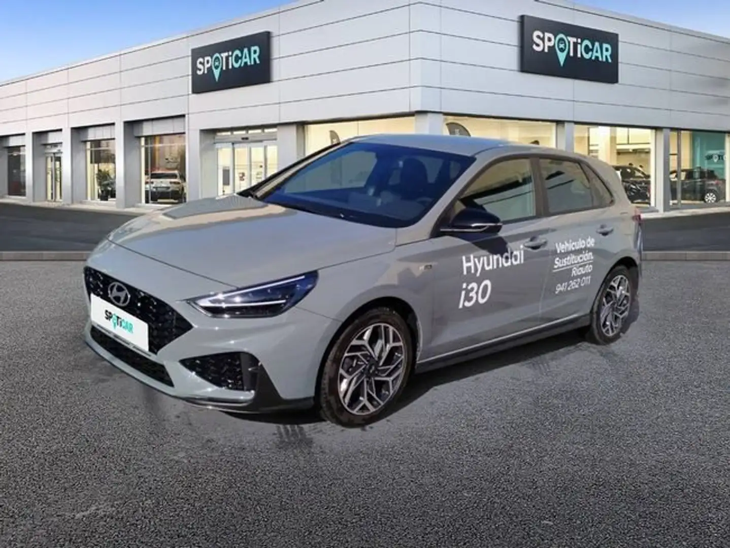 Hyundai i30 1.0 TGDI N Line 100 Gris - 1