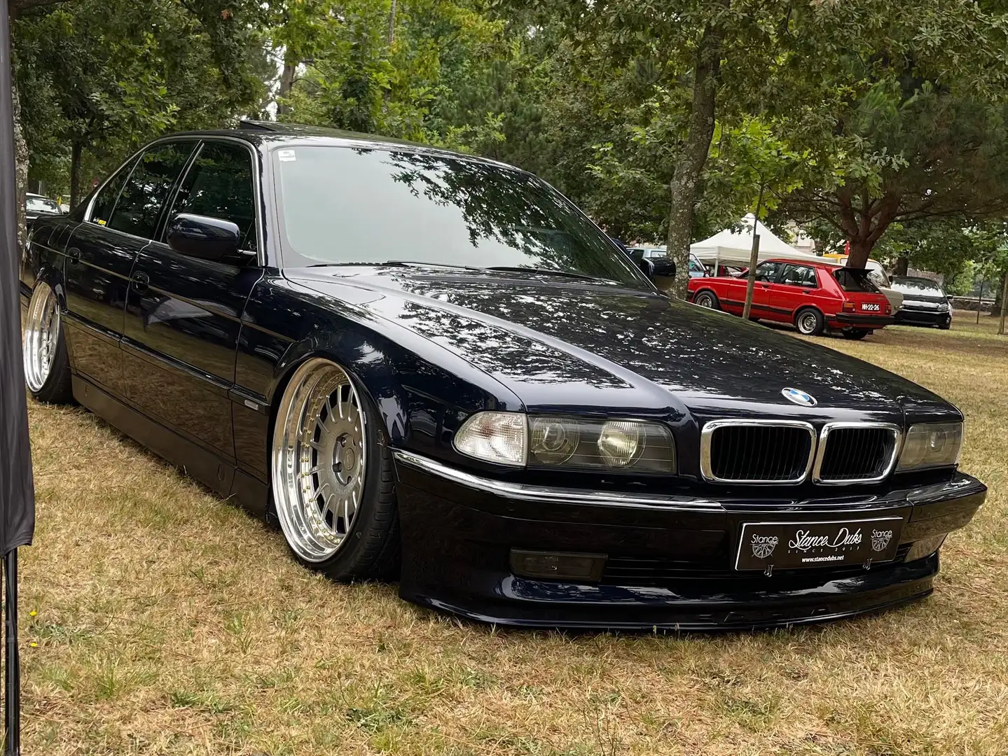BMW 740 740i 8cylA Bleu - 1