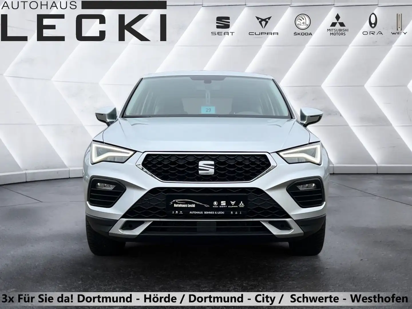 SEAT Ateca Style 1.5 TSi 110KW *AHK*NAVI*LED*PDC*KAMERA*SHZ* Argent - 2
