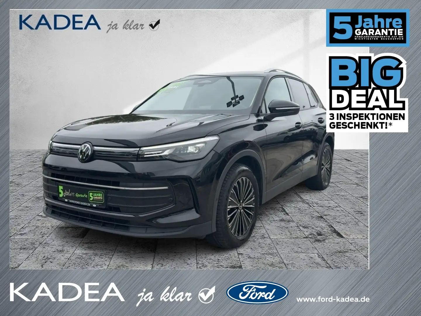 Volkswagen Tiguan 1.5 eTSI Life DSG ACC+LED+NAVI+SHZ+KAMERA Schwarz - 1