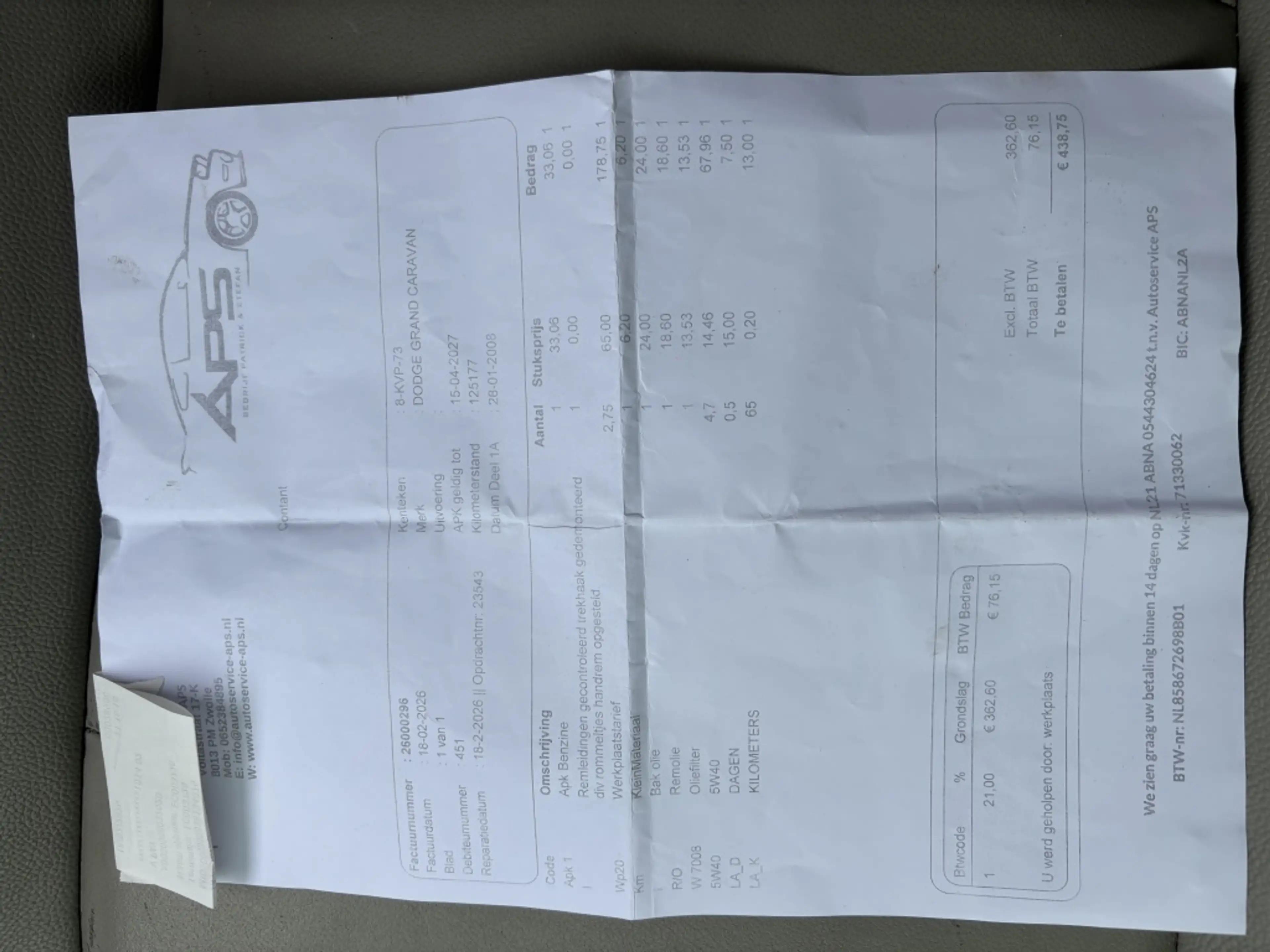 Dodge Grand Caravan 4.0 V6 Aut 2008 7-Persoons Trekhaak — photo 22