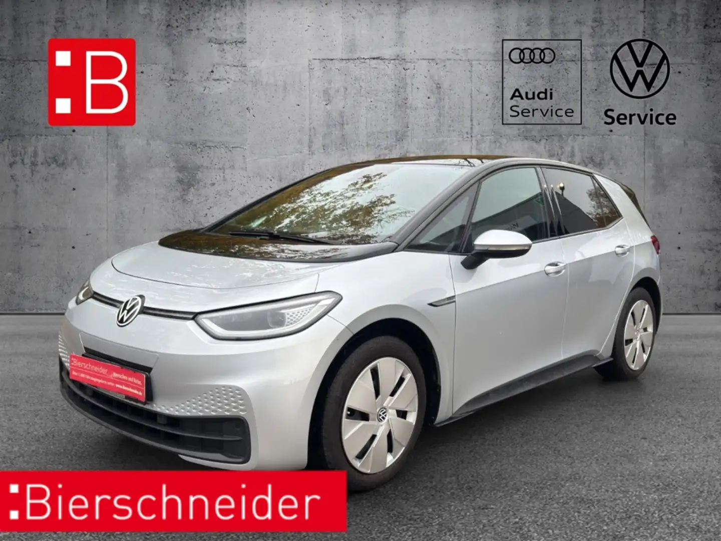 Volkswagen ID.3 Pro Perf. Style AHK PANO IQ-LIGHT WÄRMEPUMPE ACC D Silber - 1