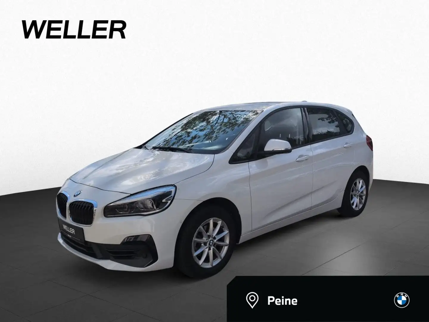 BMW 216 i Active Tourer LED AHK Tempo Klimaaut DAB PDC Blanc - 1