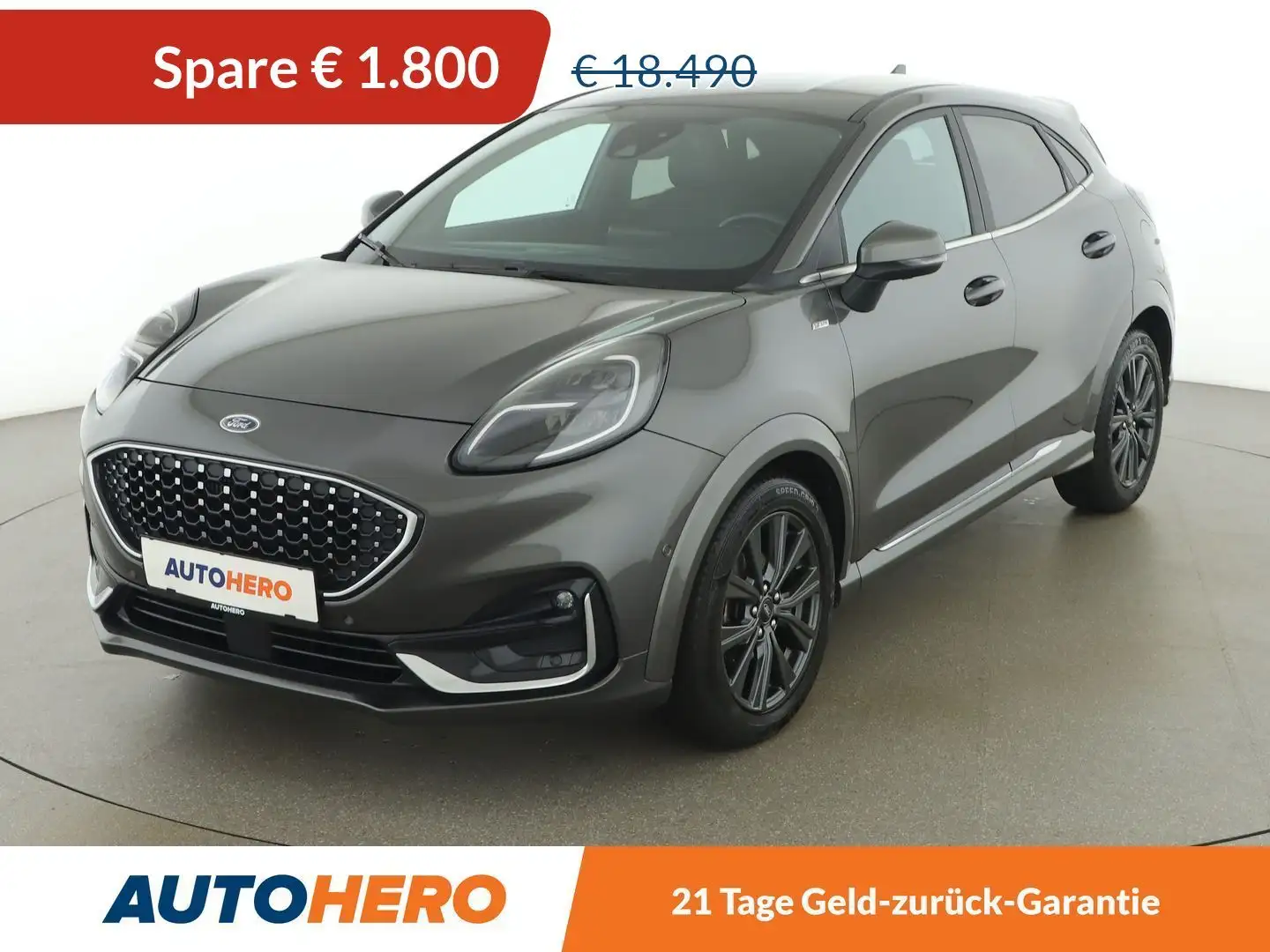 Ford Puma 1.0 EcoBoost Mild-Hybrid ST-Line Vignale Grau - 1