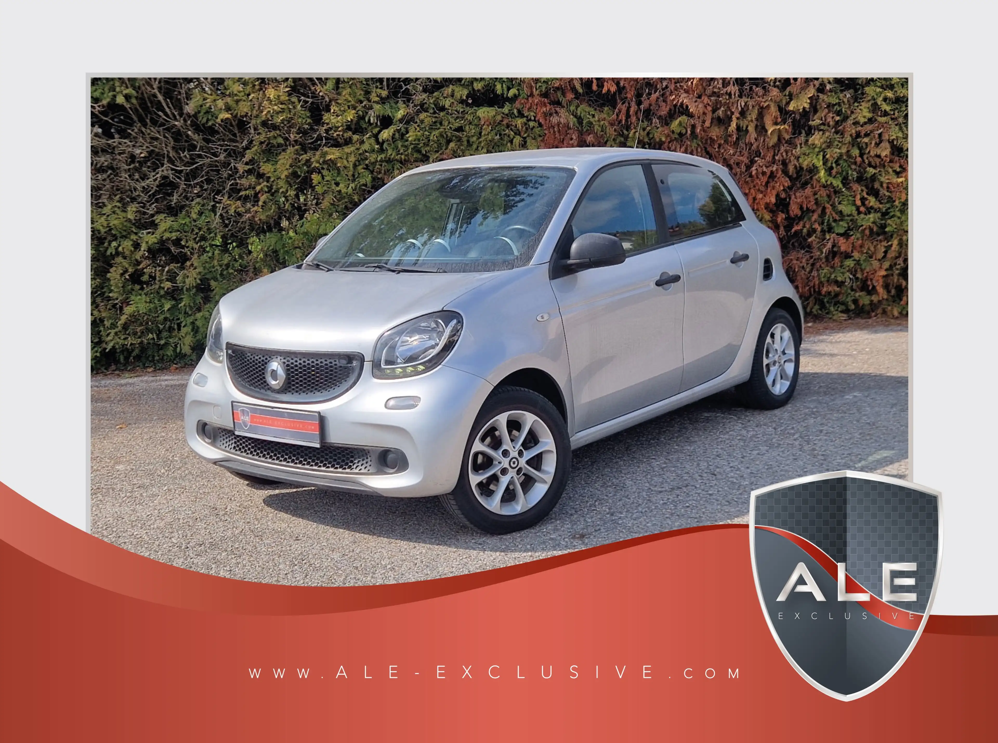smart forFour forFour LED Tag FL., Klimaautomatik, Cool Silber..