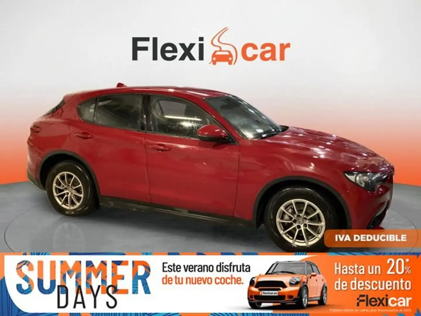 Alfa Romeo Stelvio 2.2+Di%C3%A9sel+118kW+%28160CV%29+Executive+RWD Rojo - 1
