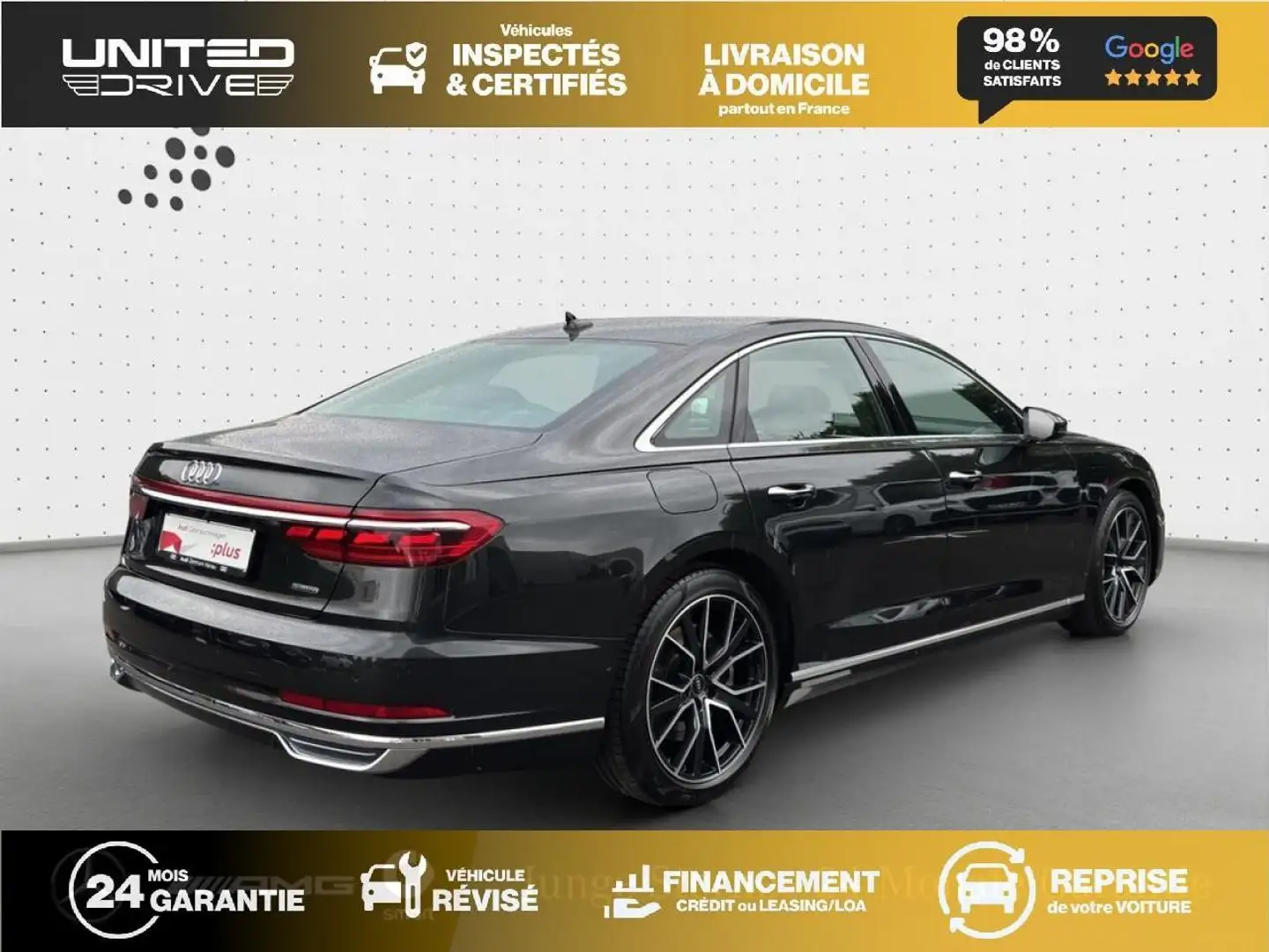 Audi A8 S8 Quattro 4.0 V8 TFSI - BVA Tiptronic S8 2020 BERLINE . PHASE 1 Gris - 2