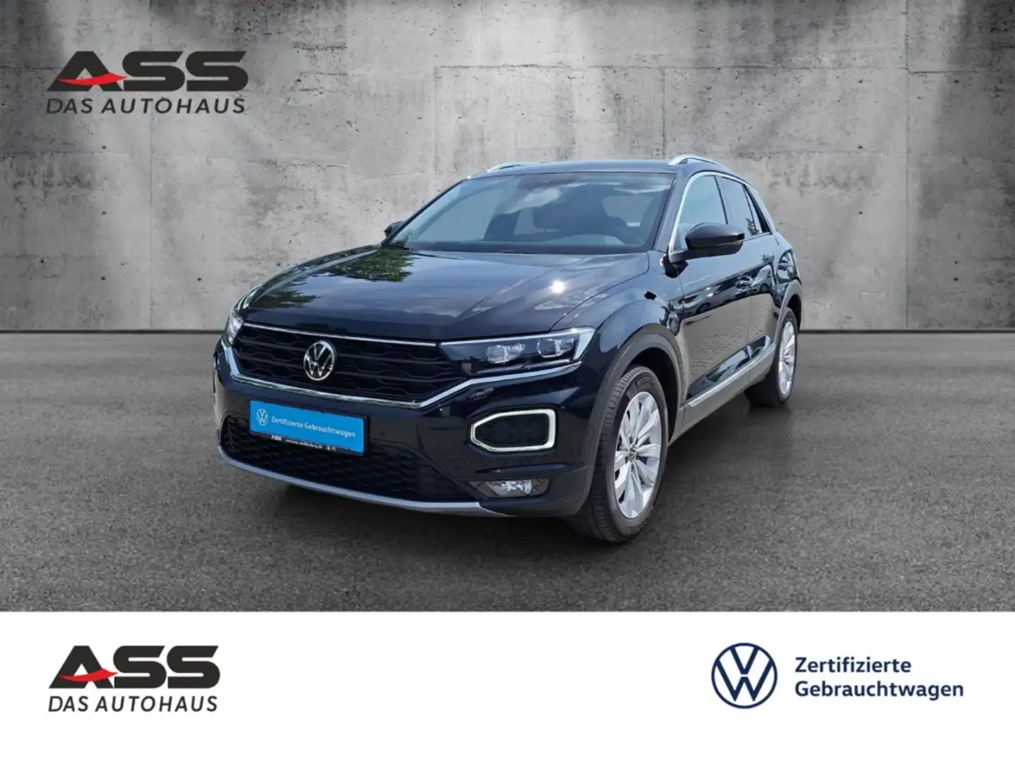 Volkswagen T-Roc 1.5 TSI EU6d Sport Navi LED Sperrdiff. ACC Apple C Schwarz - 1