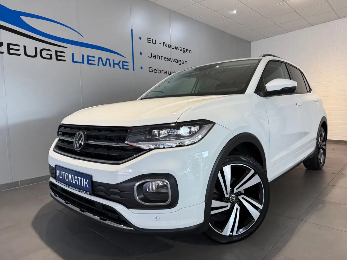 Volkswagen T-Cross 1.5 TSI DSG R-Line+LED+SHZ+Kamera+ACC+++ Weiß - 1