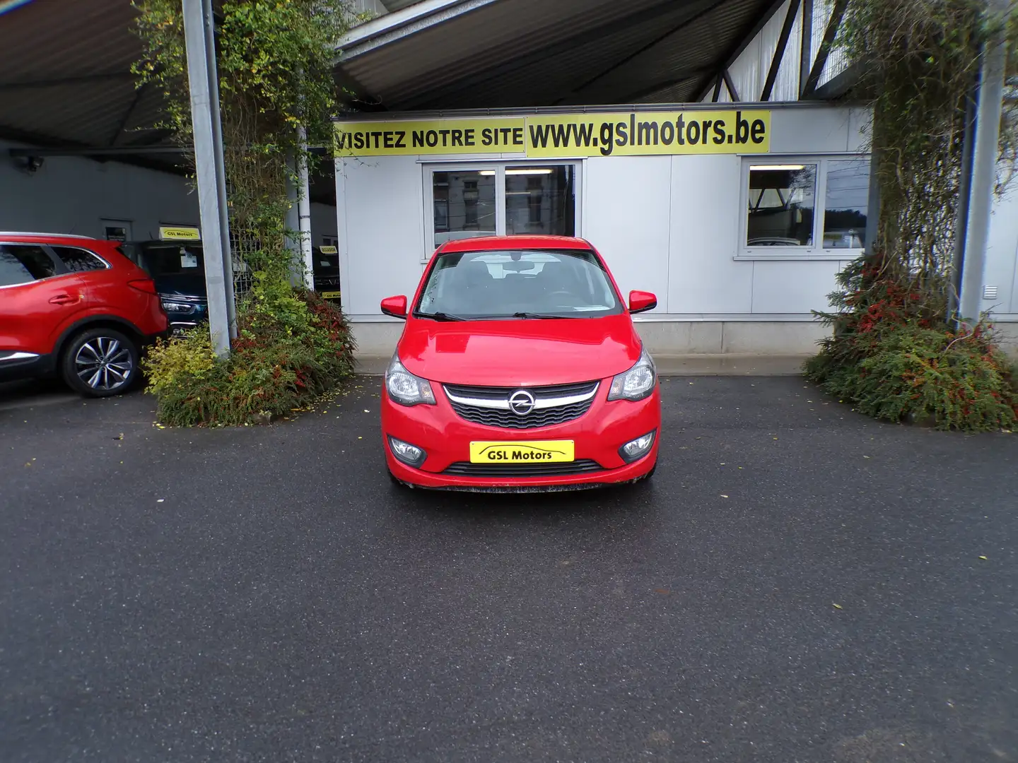 Opel Karl 1.0i 75cv rouge 06/17 58247km Airco Cruise Capteur Rood - 2