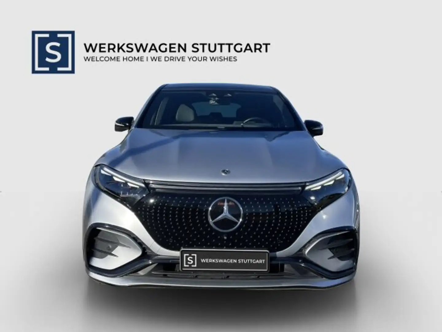 Mercedes-Benz EQS SUV EQS SUV 450 4M AMG Night 21" Airmatic Pano 3D Silber - 2