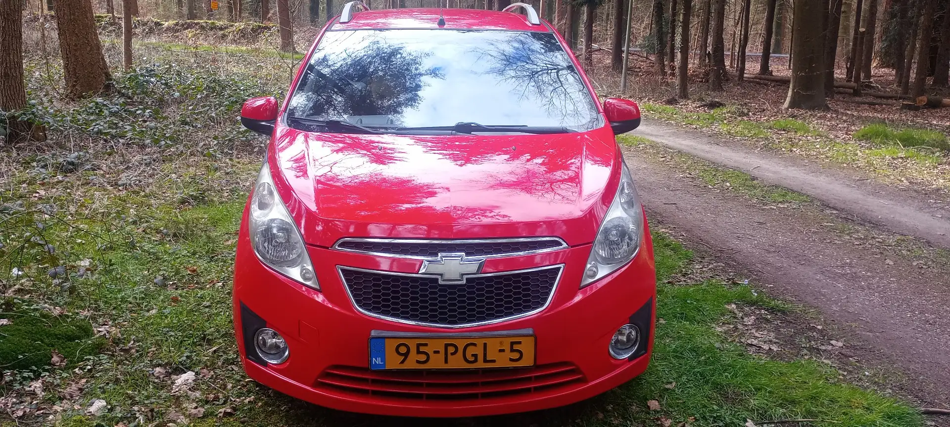 Chevrolet Spark 1.0 16V LS Bi-Fuel LPG. . nieuwe APK ! Rood - 2