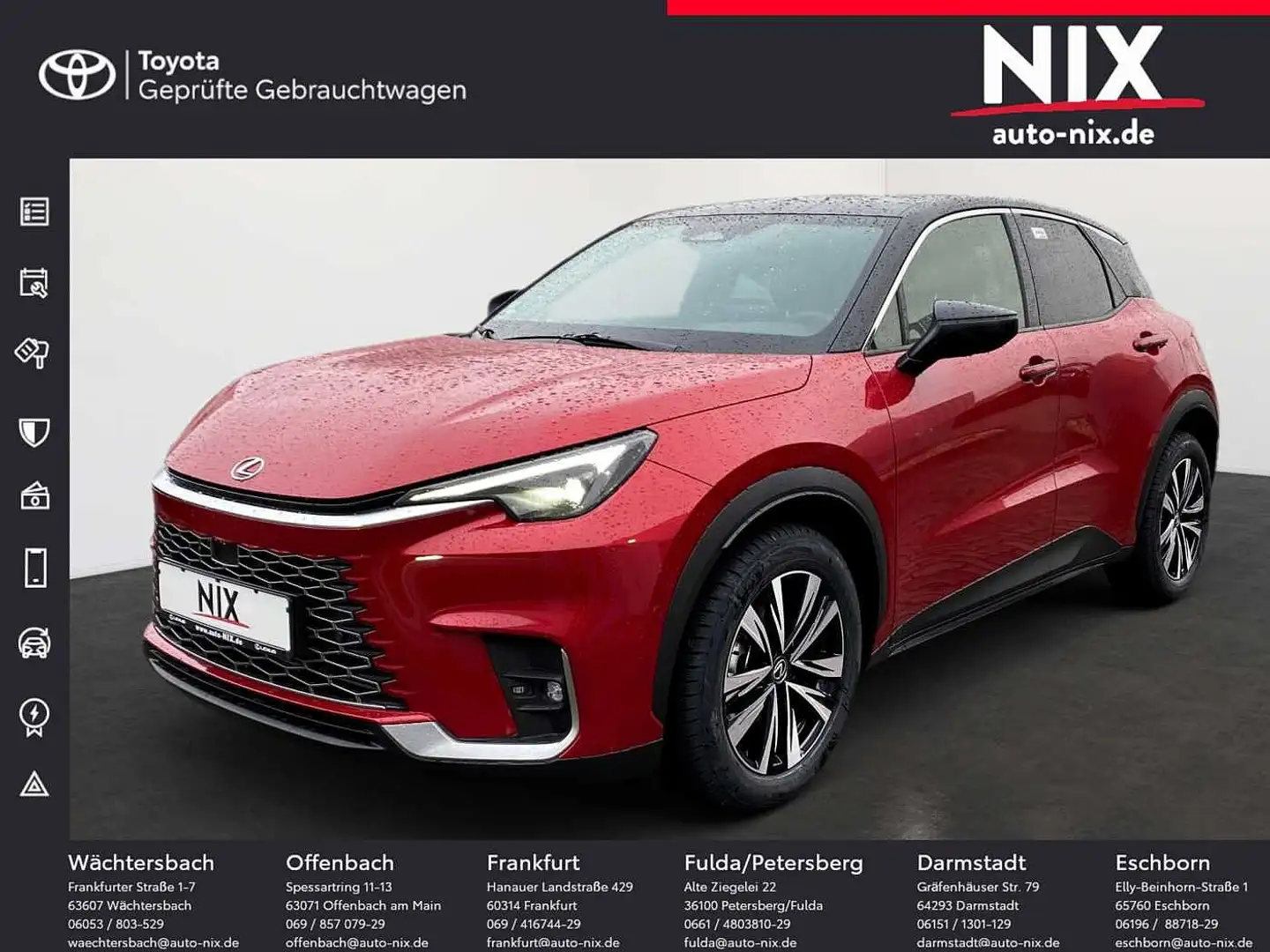 Lexus LBX 1.5 Hybrid Emotion Technologie Safe & Sound Rot - 1