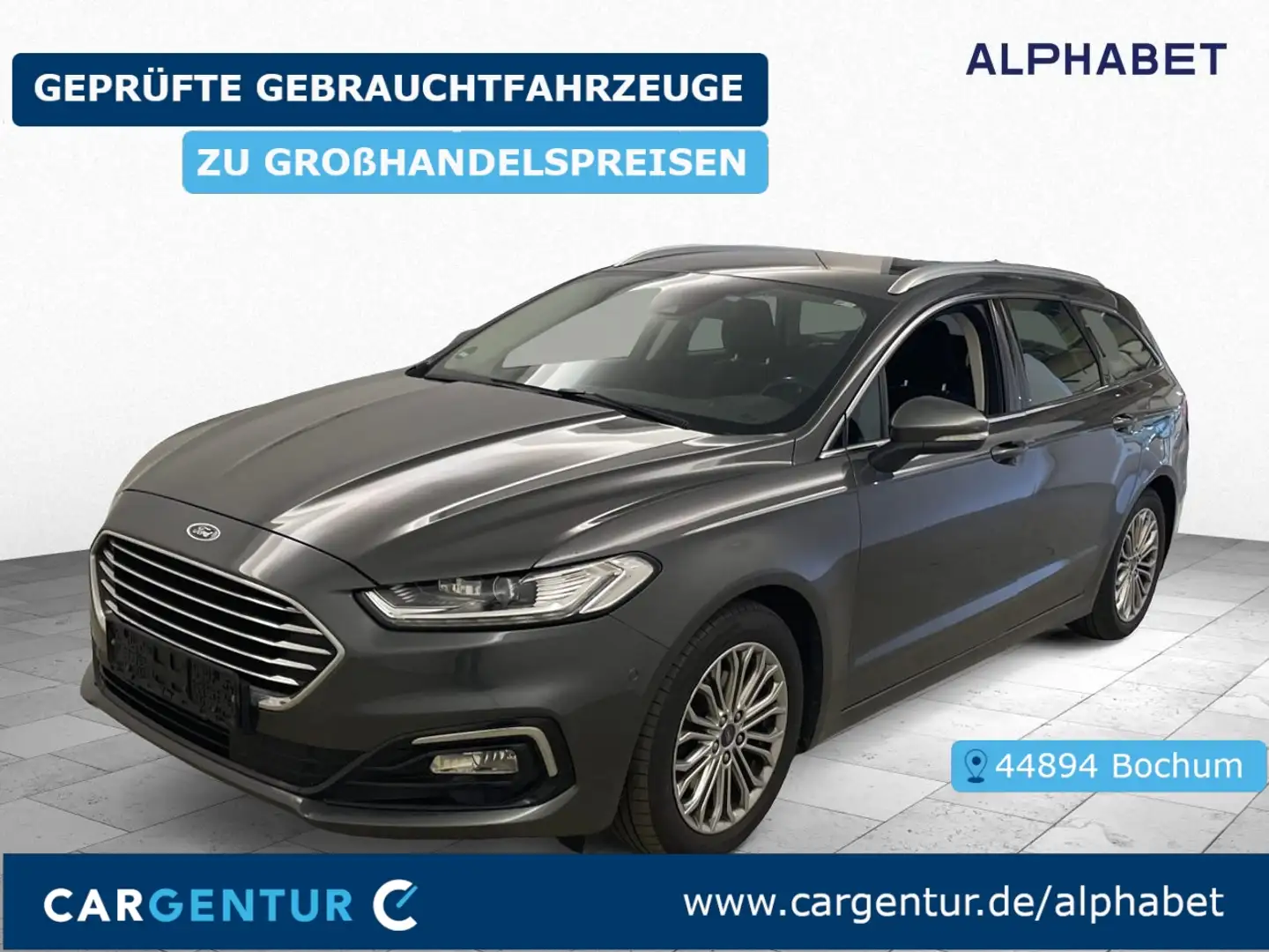 Ford Mondeo 2.0 EcoBlue Titanium SpoSi ACC Gris - 1