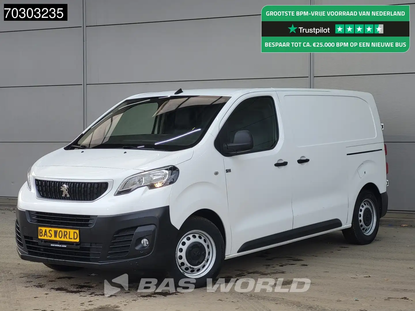 Peugeot Expert 120pk Automaat L2H1 Navi Airco Cruise Camera Parke Weiß - 1