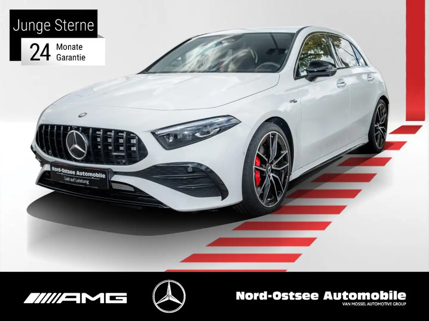 Mercedes-Benz A 35 AMG AMG A 35 4M NIGHT STHZG AHK 360° 19" MEMORY LED White - 1