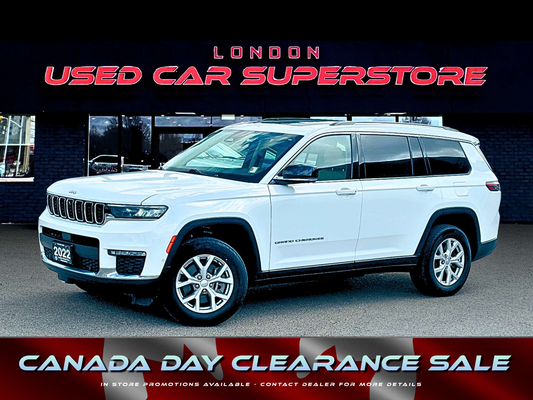 White 2022 Jeep Grand Cherokee L SUV / Crossover Four-Wheel Drive Automatic