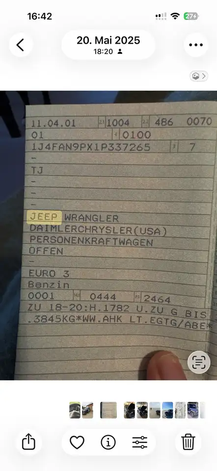 Jeep Wrangler 2.5 Sport, foto 11